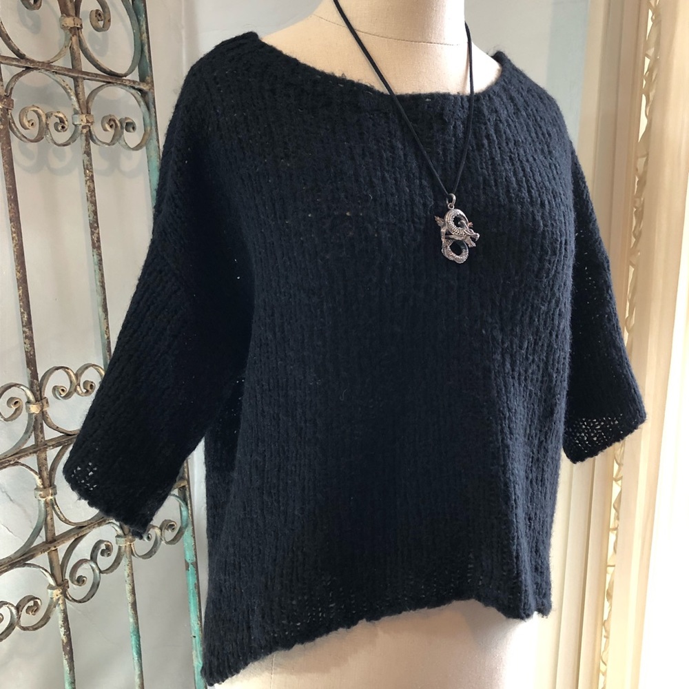 Zara Knit Black Sweater size S